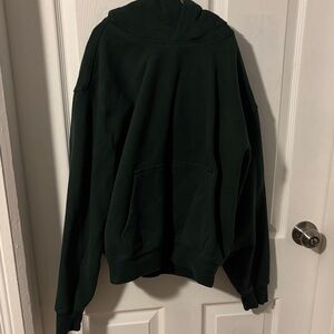 Aritzia Perfect Fit Dark Green Hoodie